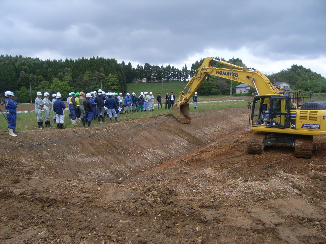 二級河川若山川 広域河川改修工事（河道掘削4工区）