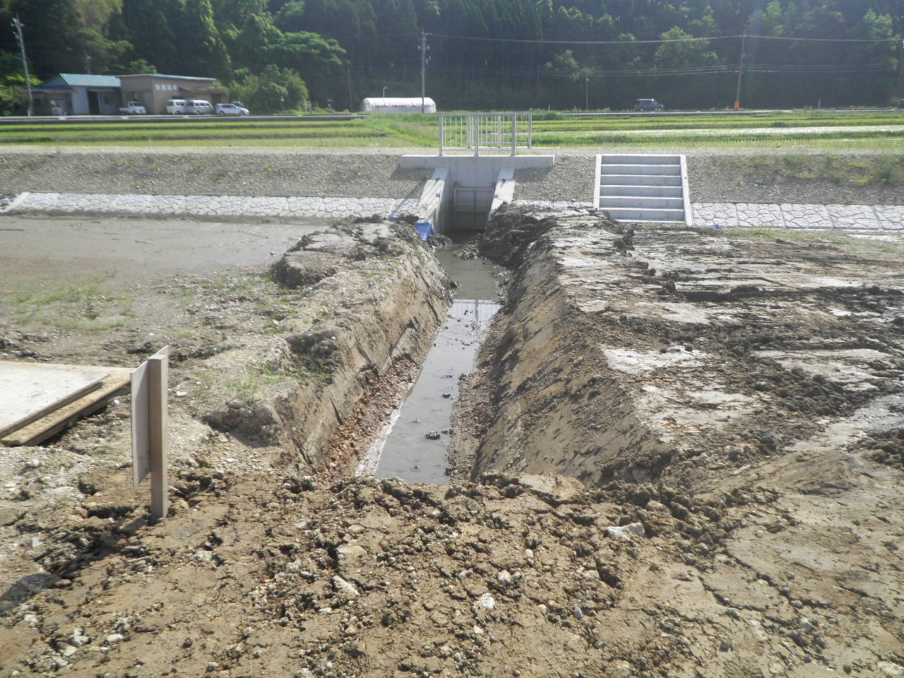 二級河川若山川 広域河川改修工事(河道掘削4工区)